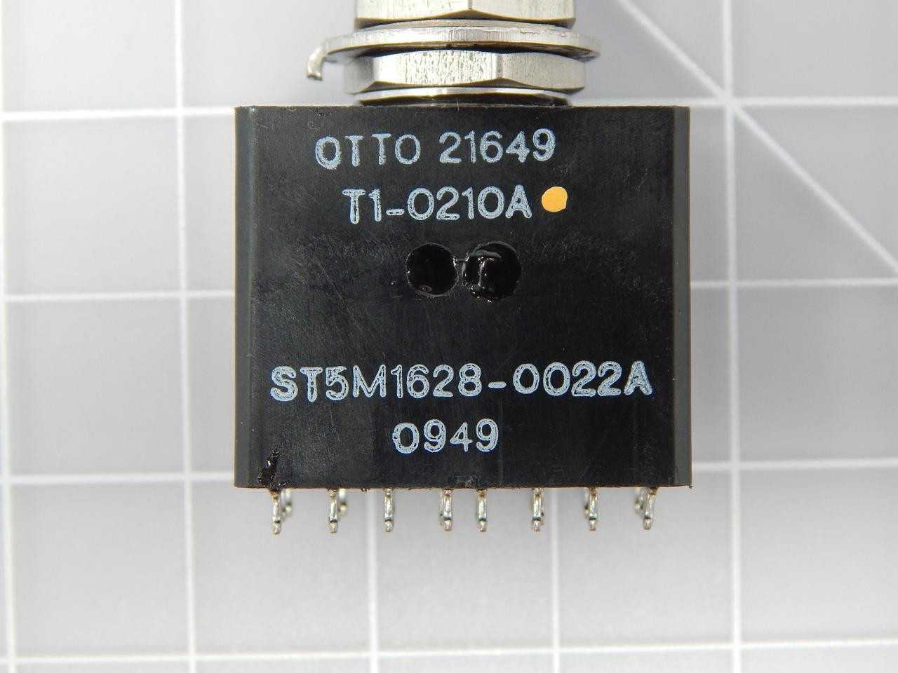 OTTO ST5M1628-0022A 5930-01-123-2914 TOGGLE SWITCH / PADDLE SWITCH T133618 - SWITCHES