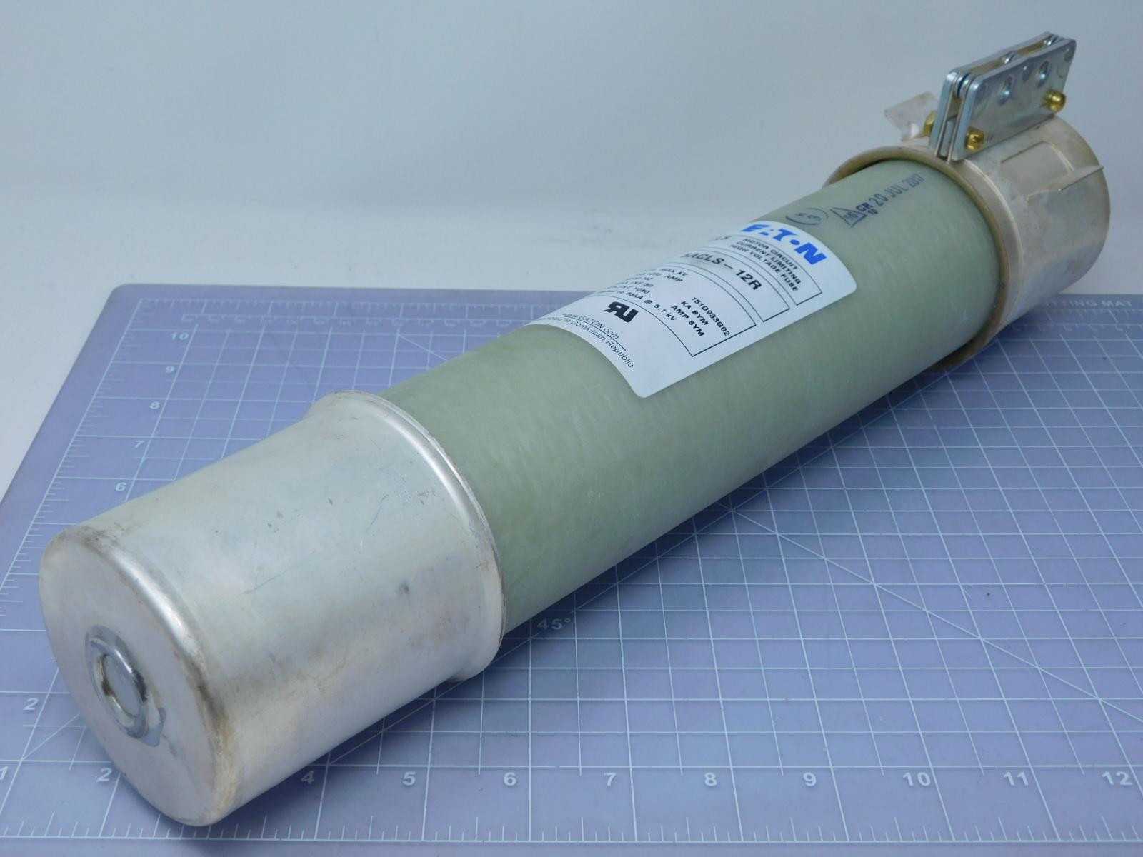 EATON 5ACLS-12R MOTOR CIRCUIT CURRENT LIMITING HIGH VOLTAGE FUSE 5.08 MAX KV CLS 12R SINGLE BARREL T - FUSES
