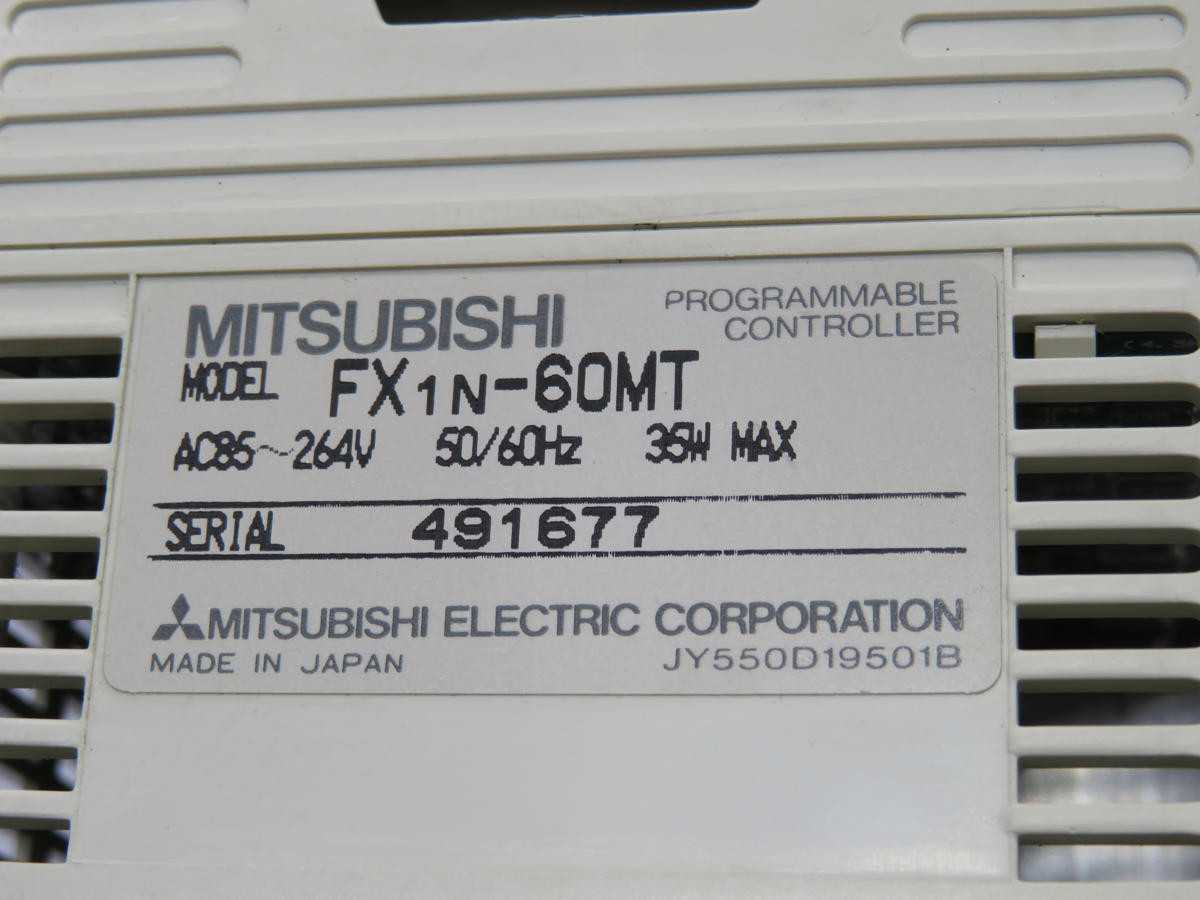 MITSUBISHI FX1N-60MT PROGRAMMABLE CONTROLLER T218056 - PLC MODULES