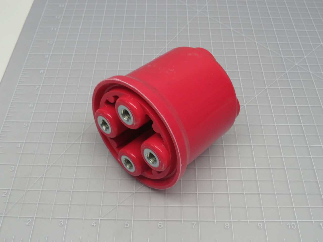 Lot Of 15 MBI FG47512010 MB2000-15 4 X 2 Electrical Standoff Insulators Red 5 kV T1 - ELECTRICAL COMPONENTS
