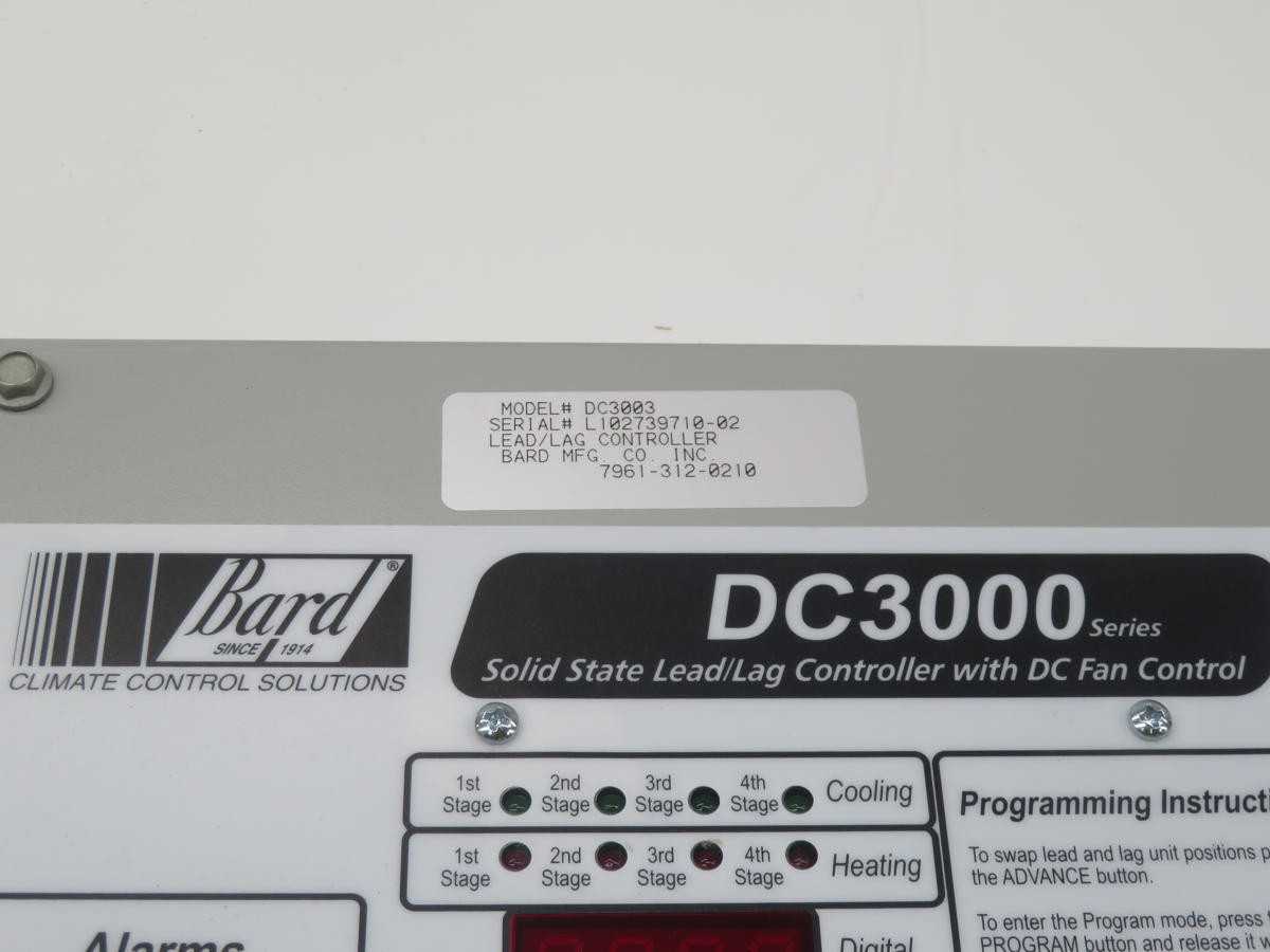 Bard DC3003 Lead Lag Control T241727 - Efficient Temperature Management System - PLC MODULES