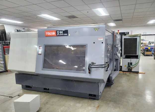 2002 MAZAK STX-44 1.5 KW CO2 LASER, 50"X50"X5.5" TRAVEL, MAZATROL CNC - FLATBED LASER CUTTERS