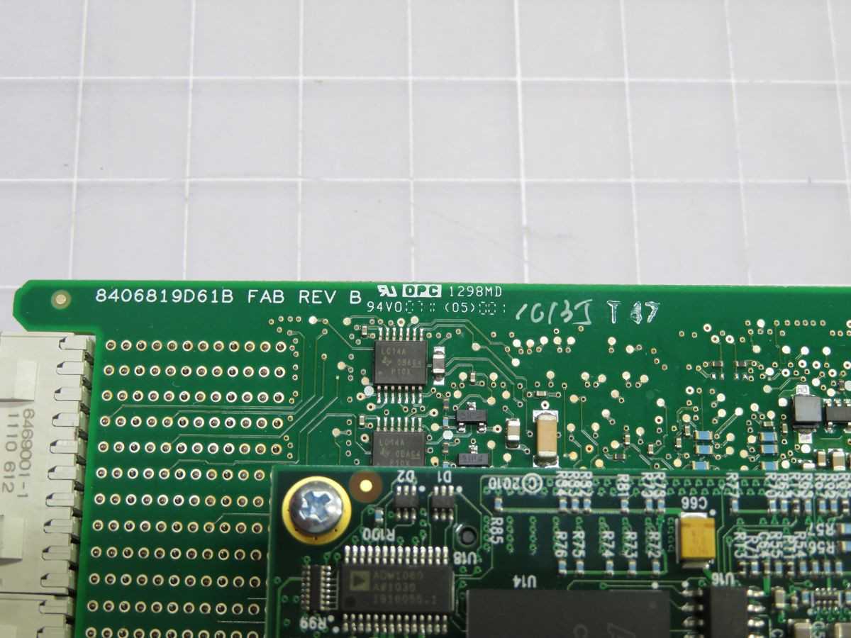 MOTOROLA 8406819D61B BOARD T252478 - PCB CIRCUIT BOARDS