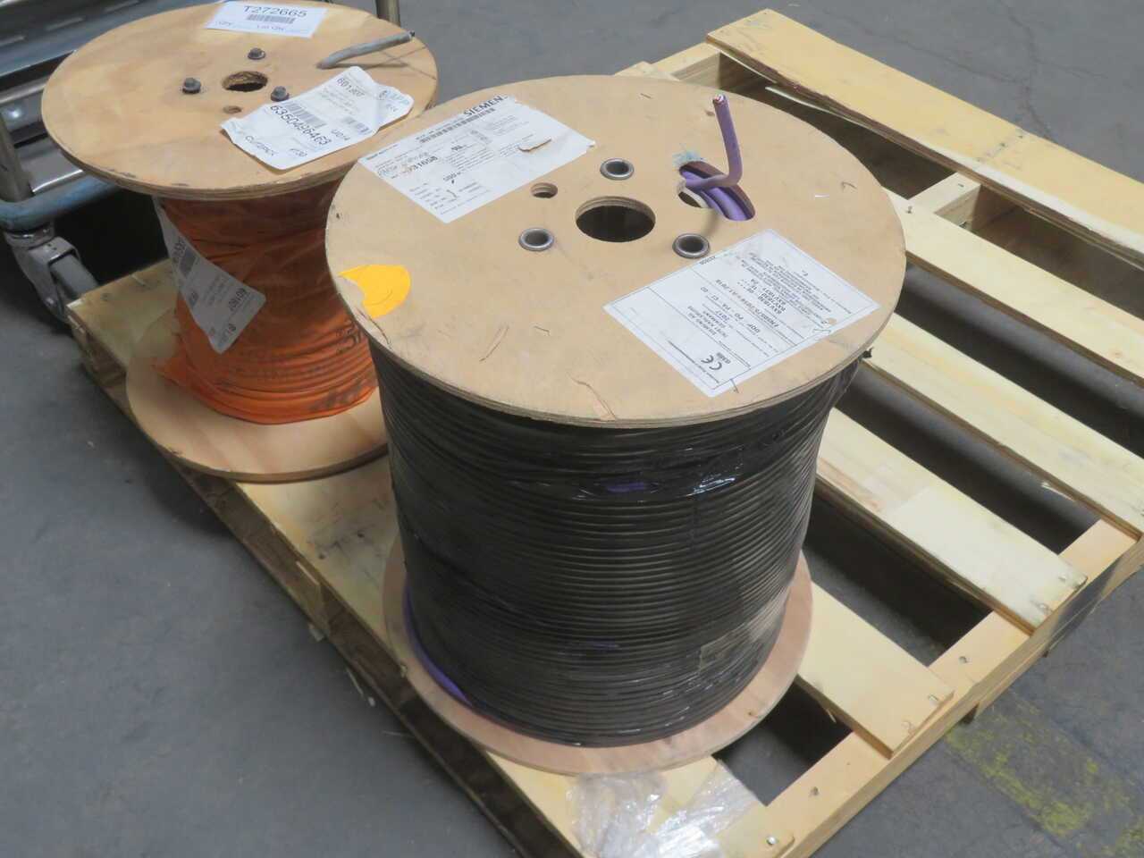 LOT OF 500 FT SIEMENS 6XV1830-0ET50 PROFIBUS FC STANDARD BUS CABLE - ELECTRICAL WIRE
