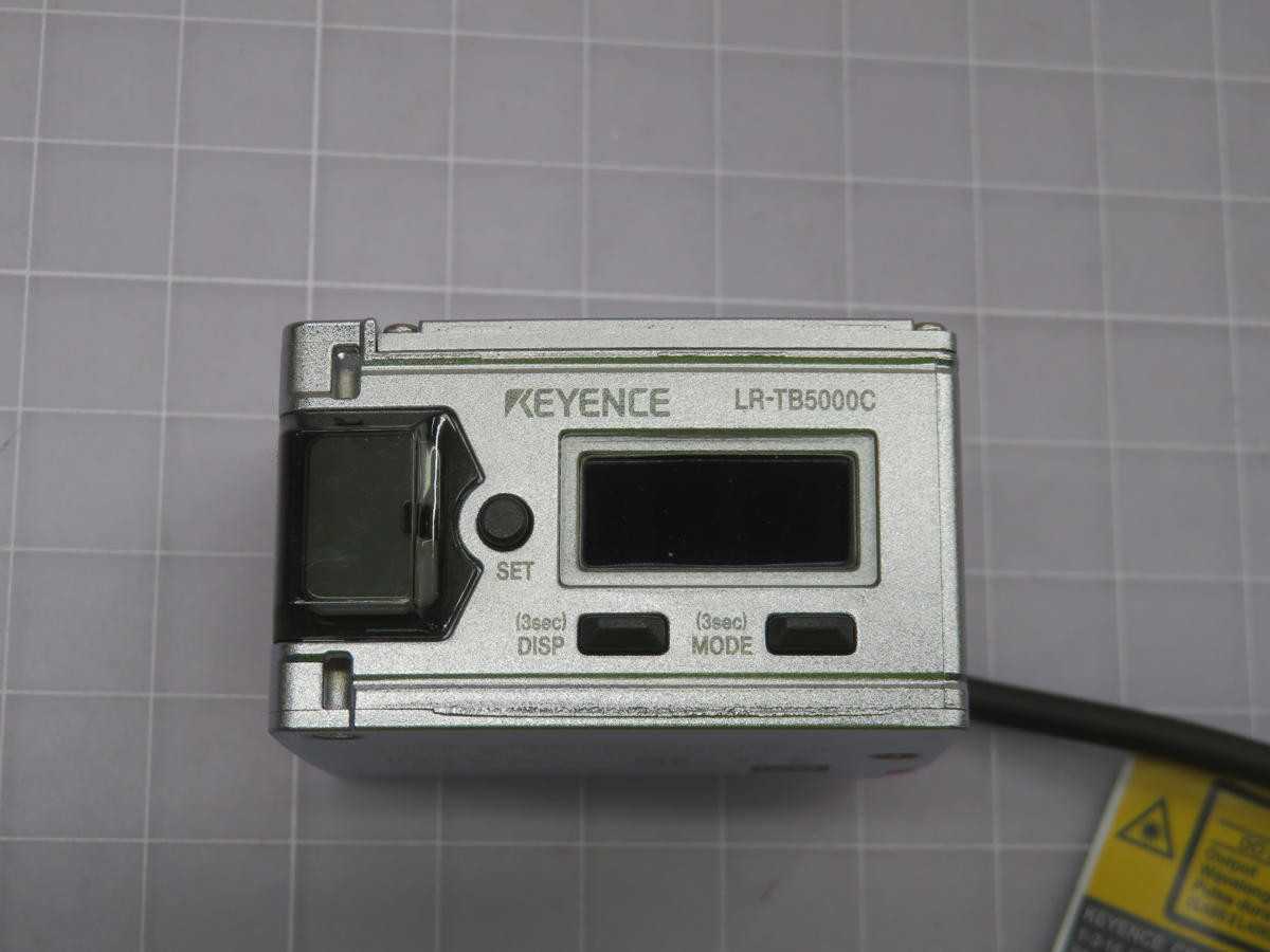 KEYENCE LR-TB5000C LASER SENSOR W/ M12 CONNECTOR T225078 - SENSORS