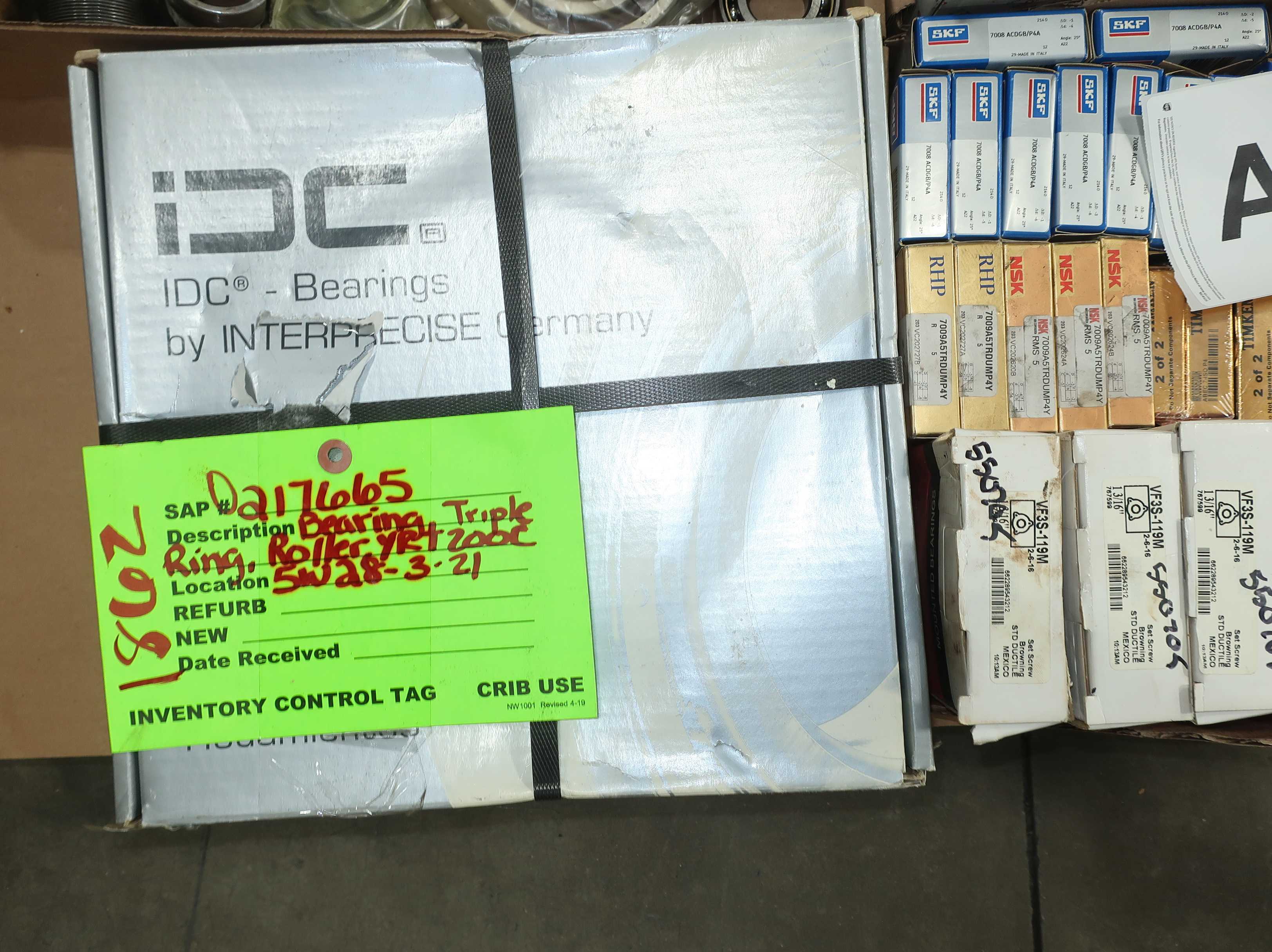 Pallet Of Assorted Bearings For Industrial Applications - BEARINGS