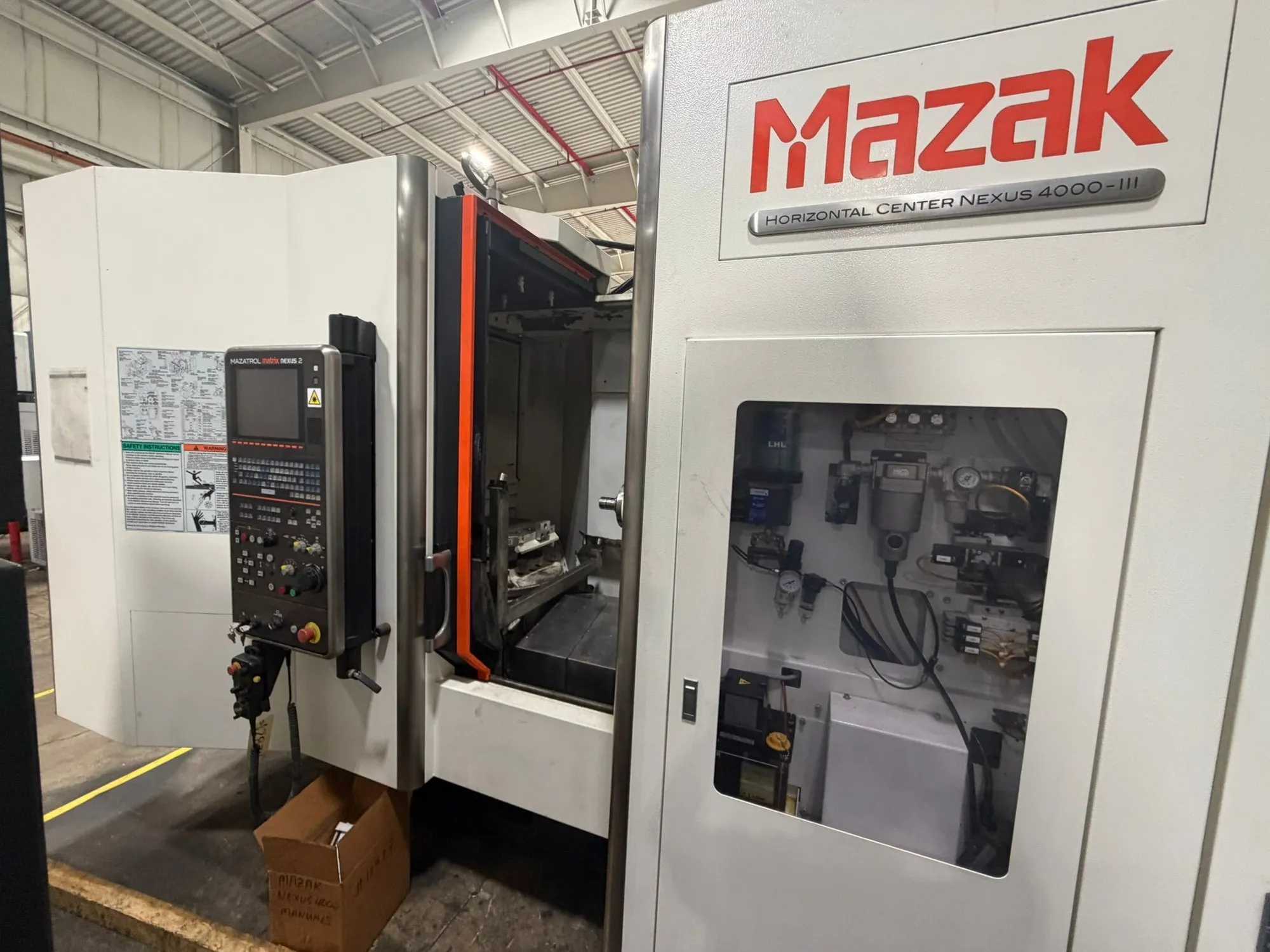 2016 Mazak Hcn Nexus 4000-III 4-Axis Hmc, 18K RPM, 47 HP, 400mm Pallet, 60-120 ATC - VERTICAL MACHINING CENTERS 2016 Mazak Hcn Nexus 4000-III 4-Axis Hmc, 18K RPM, 47 HP, 400mm Pallet, 60-120 ATC - VERTICAL MACHINING CENTERS