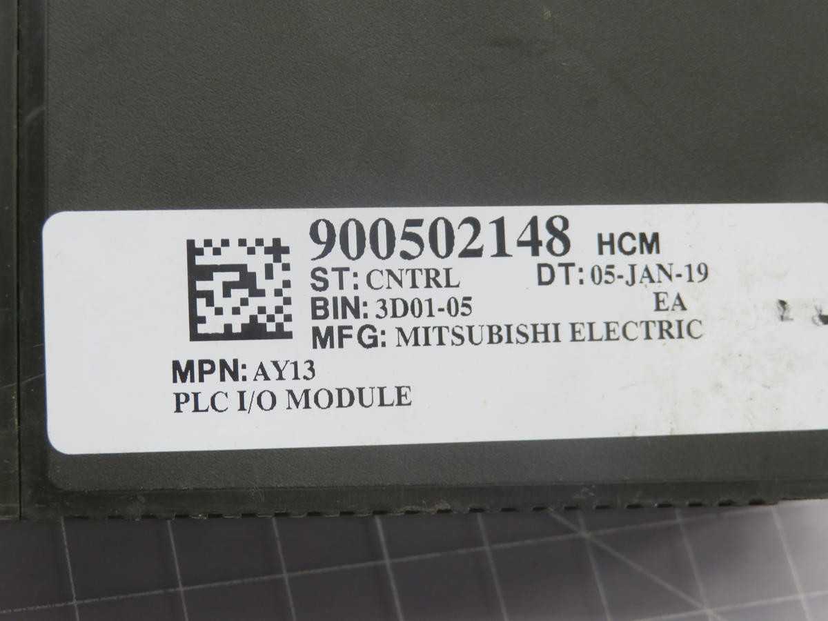 MITSUBISHI AY-13 OUTPUT MODULE T241332 - PLC MODULES