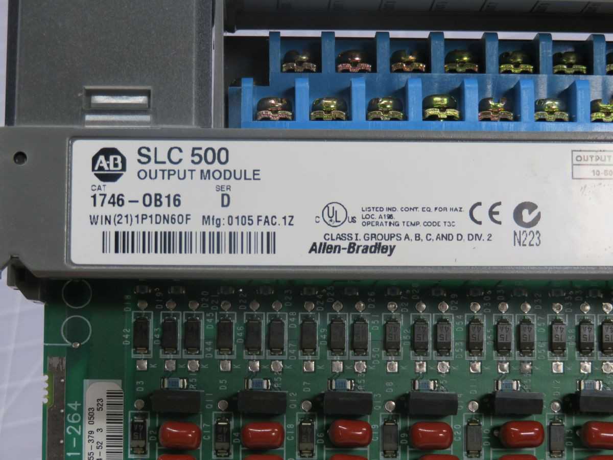 ALLEN BRADLEY 1746-OB16 OUTPUT MODULE T248879 - INDUSTRIAL PARTS
