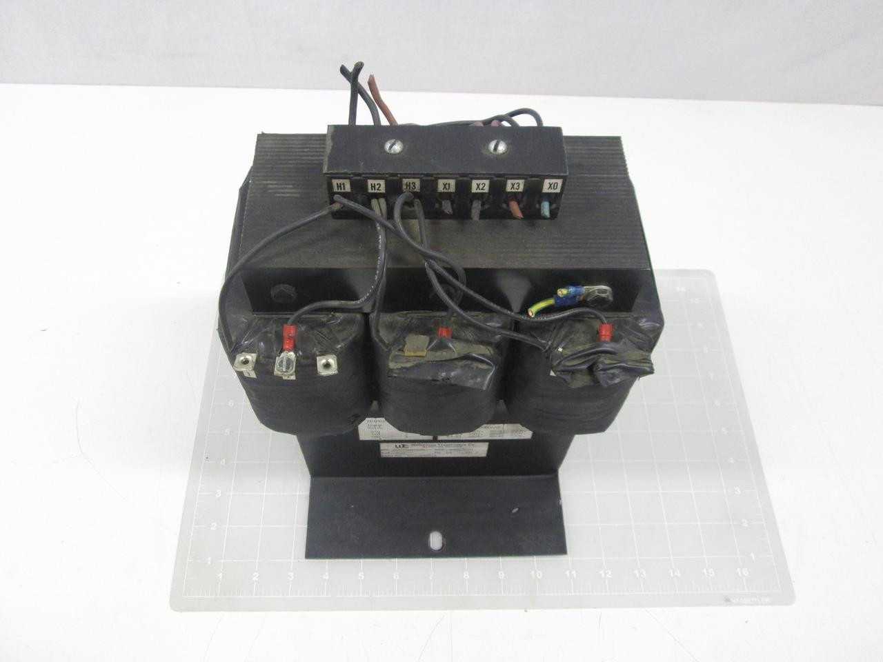 Watertown WT3-4000-6 4.0 kVA Transformer 440/460/480 V 3-Phase T63445 - MACHINING ACCESSORIES & TOOLING