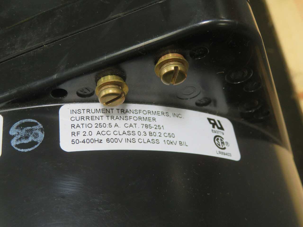 Instrument Transformers 785-251 Current Transformer T243687 - POWER TRANSFORMERS