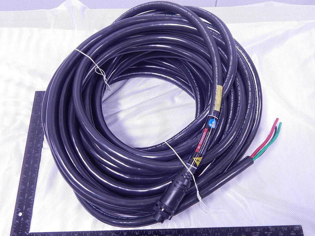 ALLEN BRADLEY 280-PWRM35E-M30 ARMORCONNECT 3-PH POWER MEDIA TRNK CABLE T119723 - CORDSET CABLES