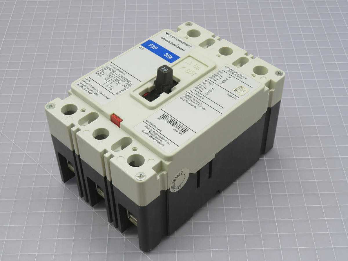 AUTOMATION DIRECT F3P INDUSTRIAL CIRCUIT BREAKER T219896 - INDUSTRIAL PARTS