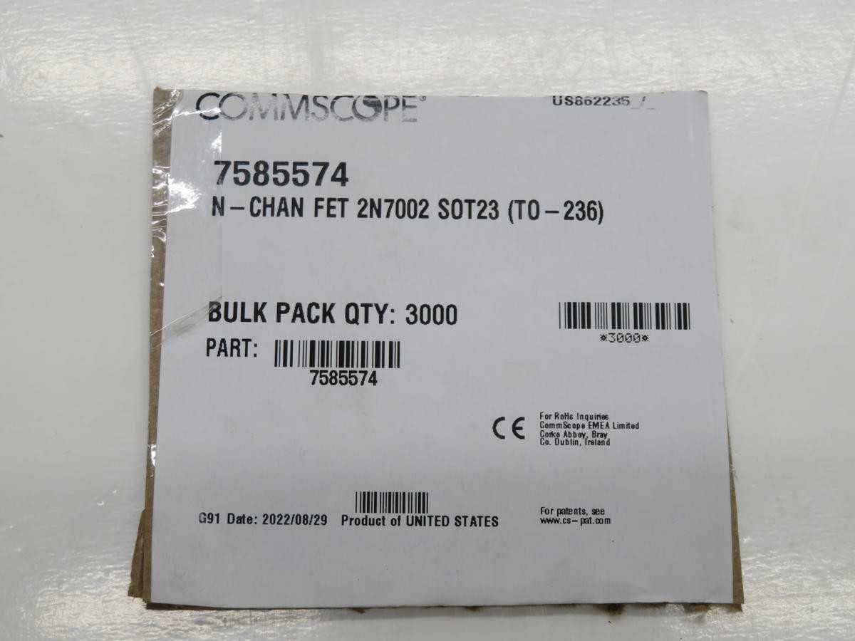 LOT OF 3000 COMMSCOPE 7585574 FIBER OPTIC SPLICE CLOSURE T210742 - FIBER OPTIC CABLE