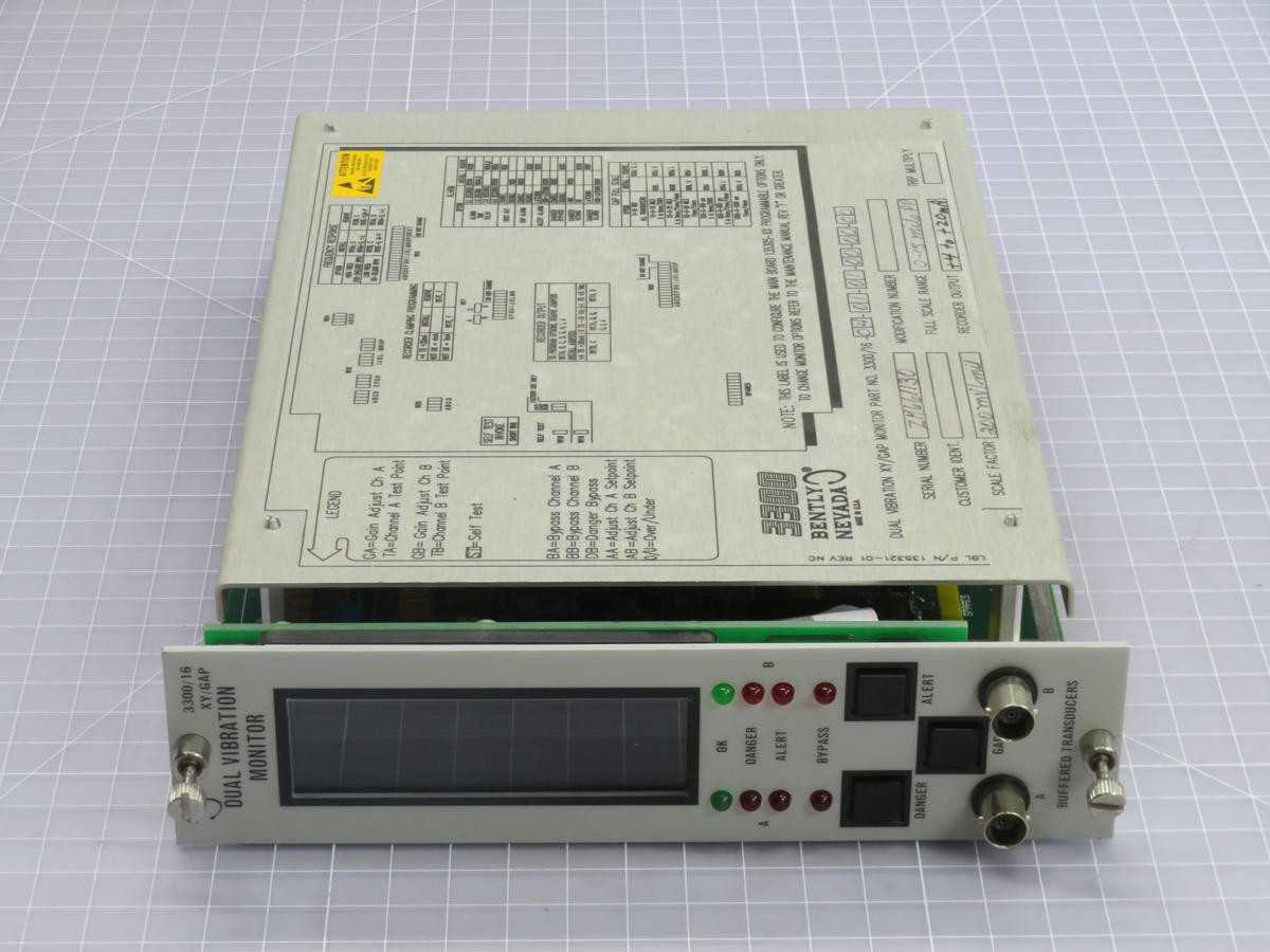 BENTLY NEVEDA 3300/16-04-01-01-00-00-00 DUAL VIBRATION MONITOR T238947 - CORDSET CABLES