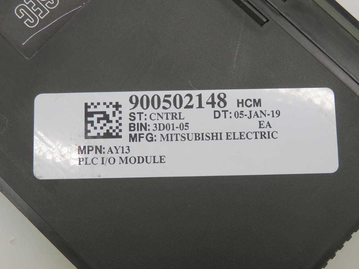 MITSUBISHI AY13 OUTPUT MODULE T234727 - PLC MODULES
