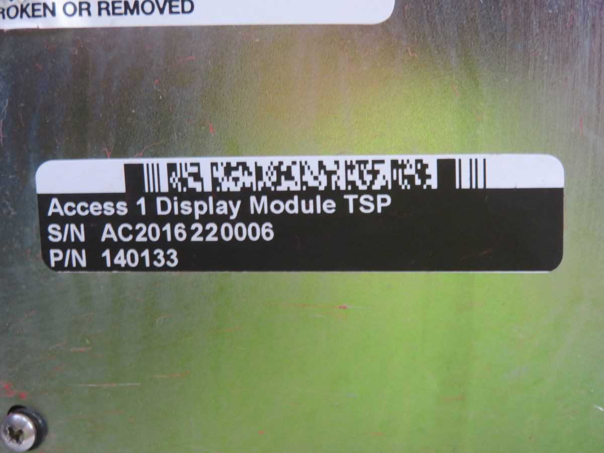CROWN 140133 DISPLAY MODULE CROWN TSP6500 TYPE E FORKLIFT T260516 - ELECTRIC MOTORS