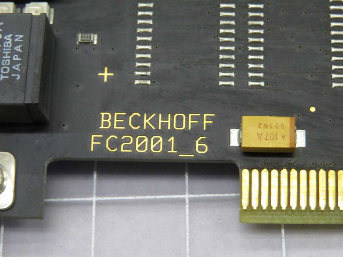 BECKHOFF FC2002-0000 INTERFACE CARD T255260 - PLC MODULES