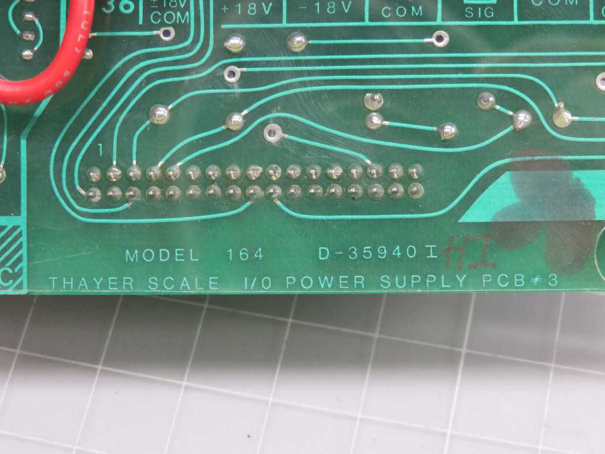 THAYER SCALES 164 D-35940I POWER SUPPLY T215313 - PCB CIRCUIT BOARDS