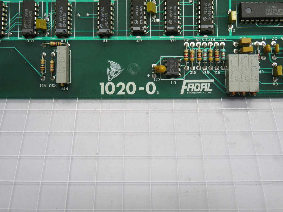 FADAL 1020-0 PCB CIRCUIT BOARD MODULE T211344 - PCB CIRCUIT BOARDS