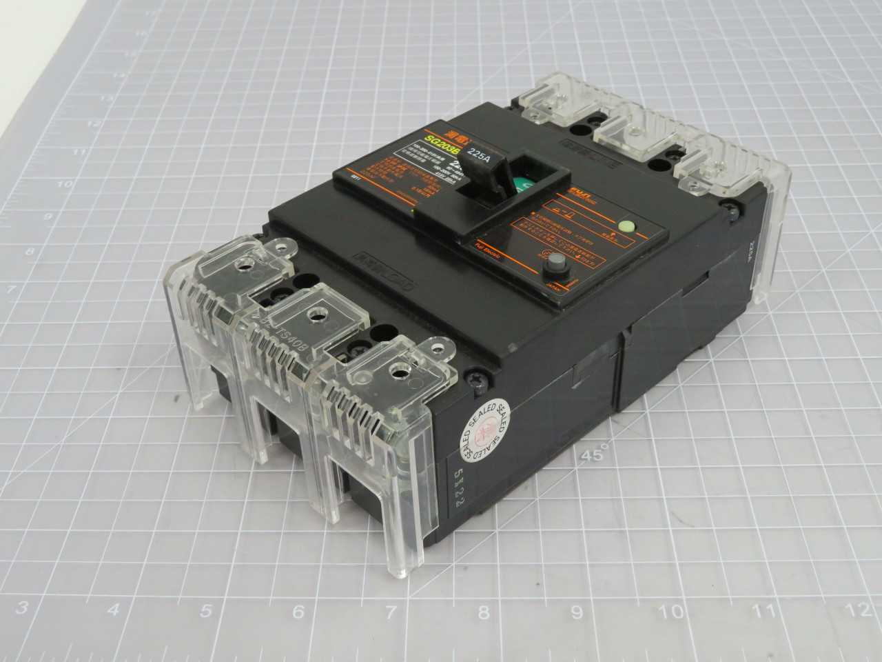 FUJI ELECTRIC SG203BAY-W CIRCUIT BREAKER 225A 80-484V T179831 - CIRCUIT BREAKERS FUJI ELECTRIC SG203BAY-W CIRCUIT BREAKER 225A 80-484V T179831 - CIRCUIT BREAKERS