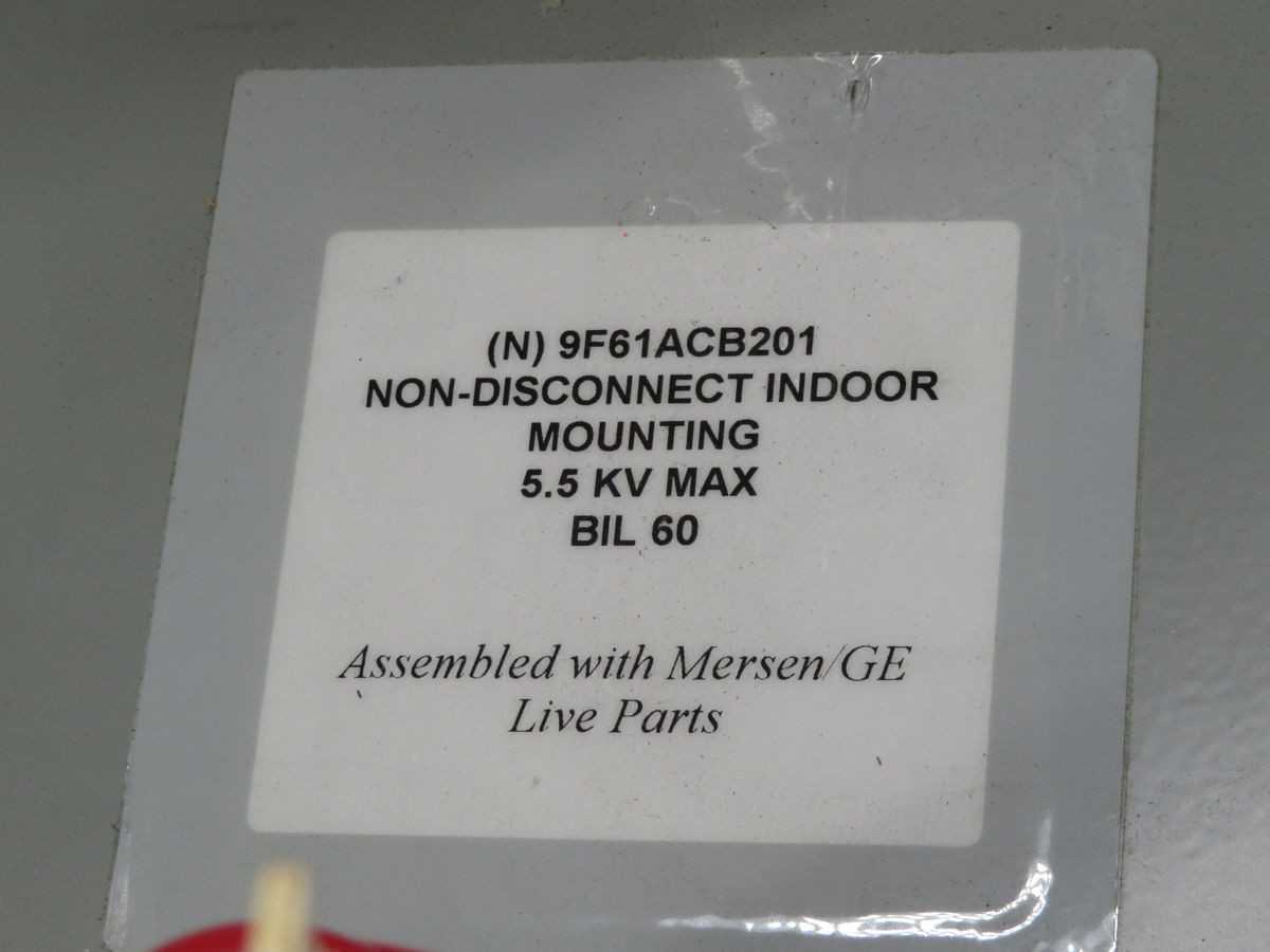 MERSEN 9F61ACB201 NON-DISCONNECT INDOOR MOUNTING T255617 - FUSES