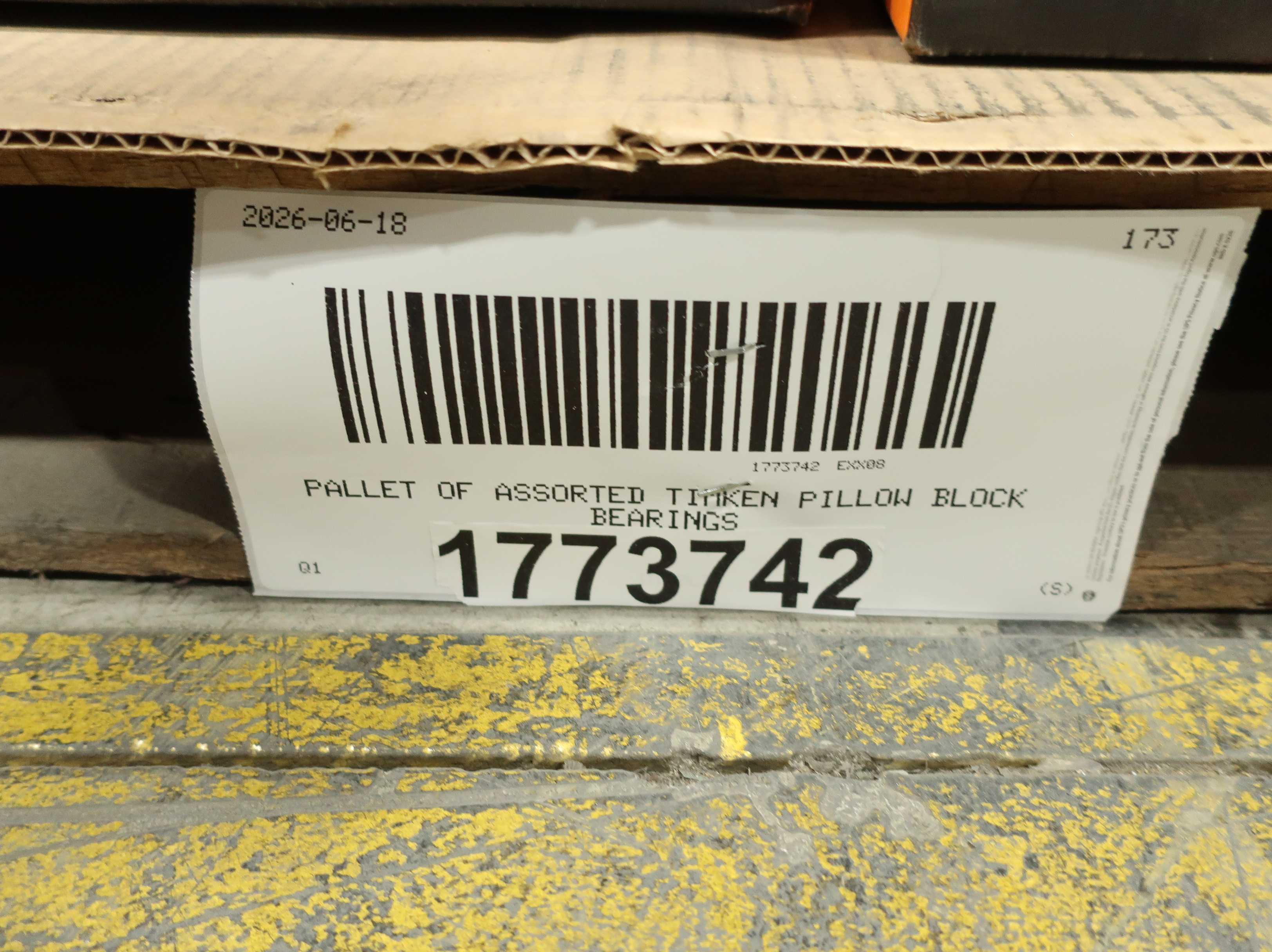 SKU 1773742 - PALLET OF ASSORTED TIMKEN PILLOW BLOCK BEARINGS - PILLOW BLOCK BEARING