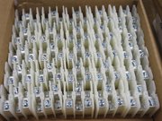 LOT OF 50 EATON TBAL30 3P TERMINAL BLOCK T232008 - TERMINAL BLOCKS