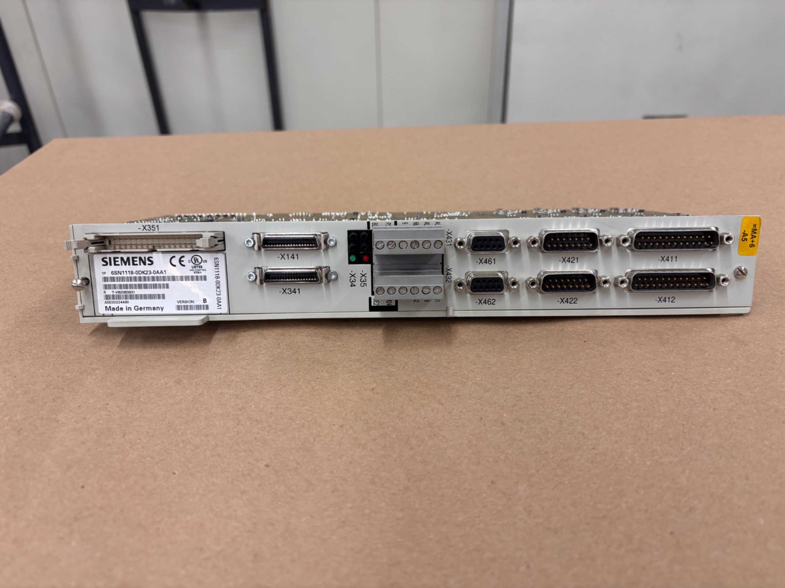 2007 Siemens 6SN1118-0DK23-0AA1 Simodrive 611 Digital Control Loop Block Performance Module - SERVO DRIVES