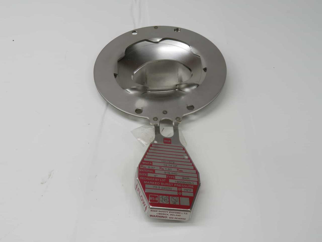 BS&B 19005403-1 RUPTURE DISC BURST PRESSURE T269868 - RUPTURE DISC