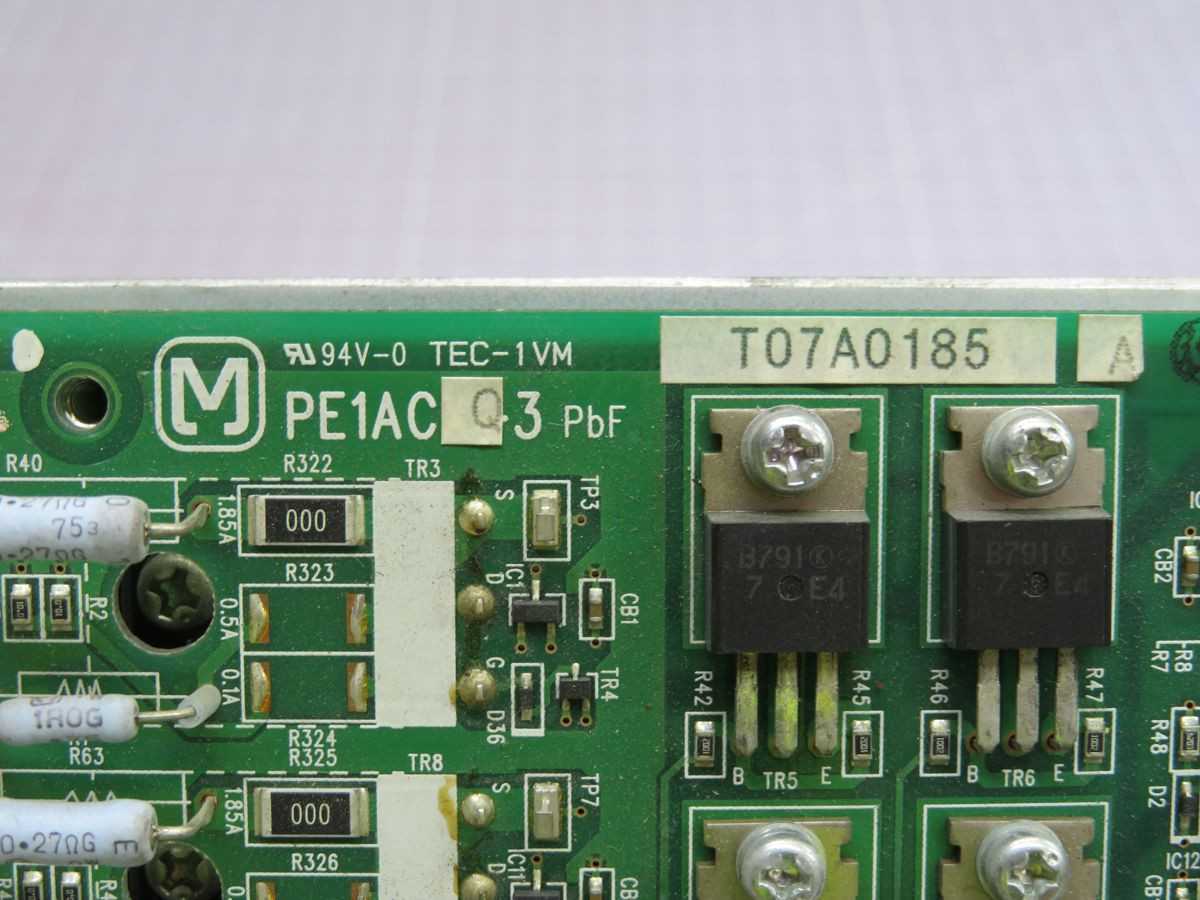 PANASONIC PE1ACQ-3 CONTROL BOARD T251321 - OPERATOR CONTROLS