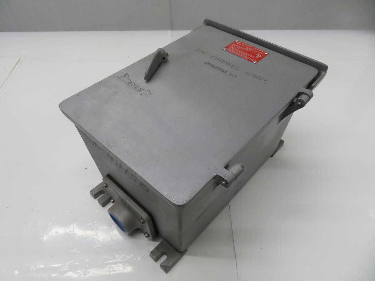 GAI-TRONICS 732-101 PARTY WEATHERPROOF ALUMINUM ENCLOSURE NEMA 3R T210218 - ELECTRICAL ENCLOSURES