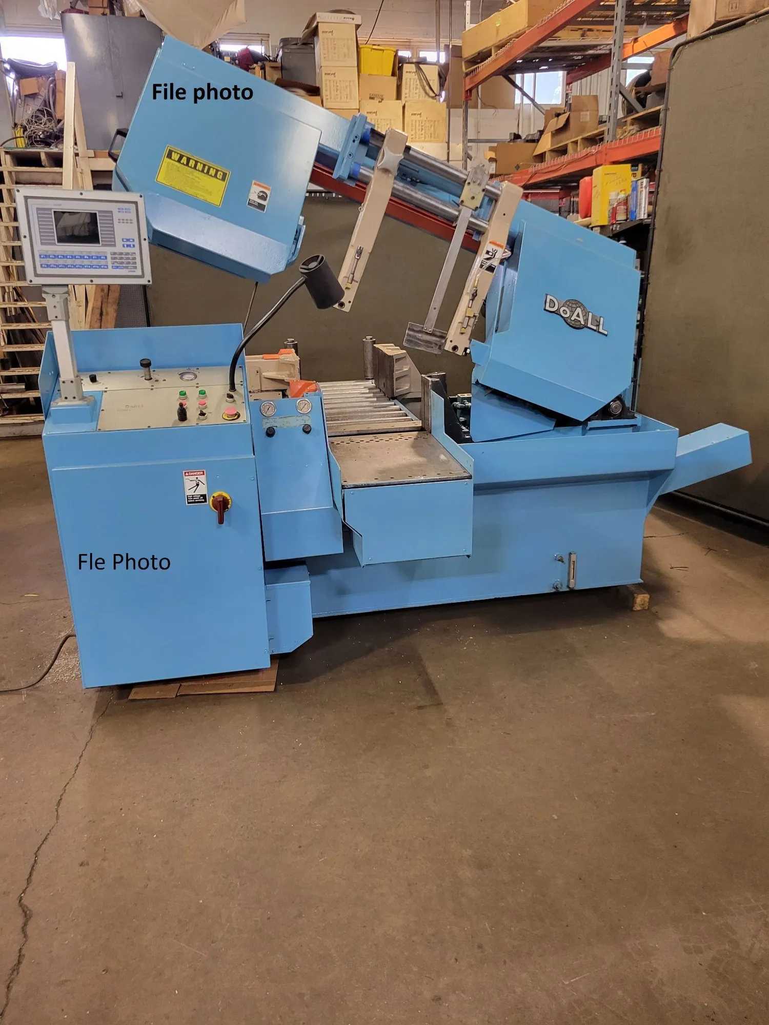 2004 DoALL C-4100 NC 16" Programmable Horizontal Bandsaw, 10 HP Heavy Duty - HORIZONTAL BAND SAWS