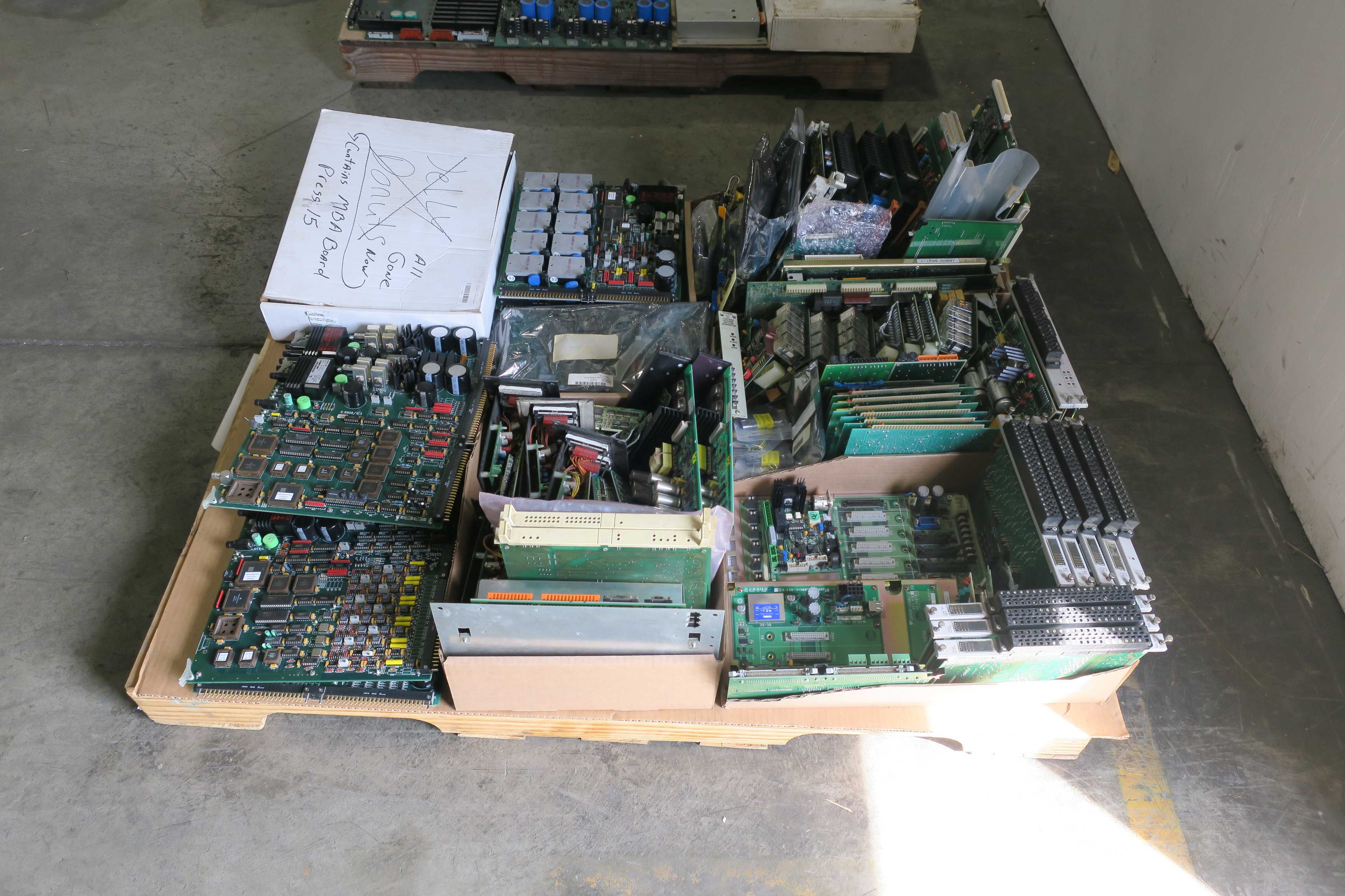SKU 1784887 - 2 PALLETS OF ASSORTED PCB PRINTED CIRCUIT BOARDS - PCB CIRCUIT BOARDS