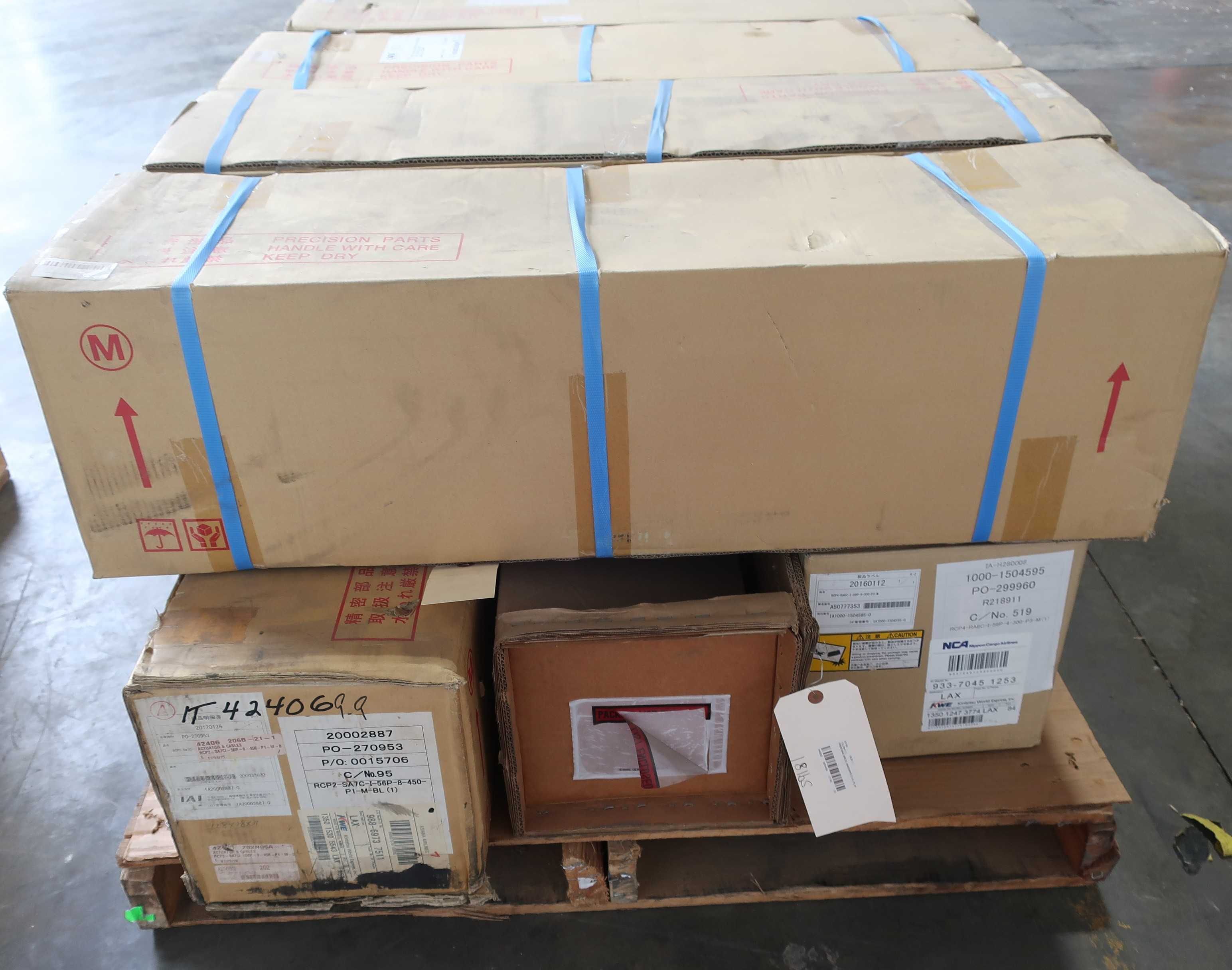 SKU 1785505 - PALLET OF ASSORTED IAI LINEAR SERVO MOTORS AND ACTUATORS - LINEAR SERVO MOTORS