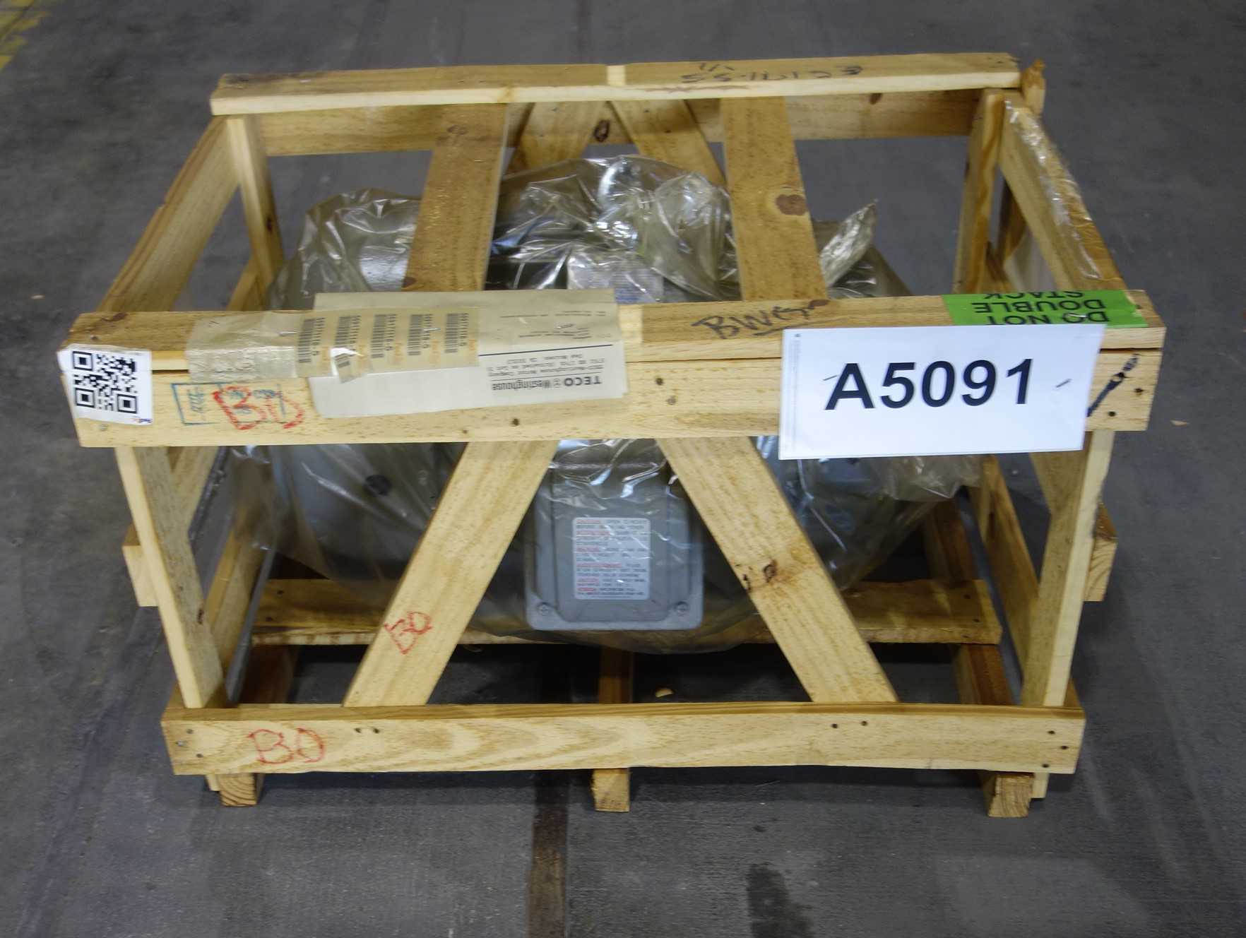Telco Westinghouse Motor 20 HP Three Phase 256TC 1760 RPM 460 V AC