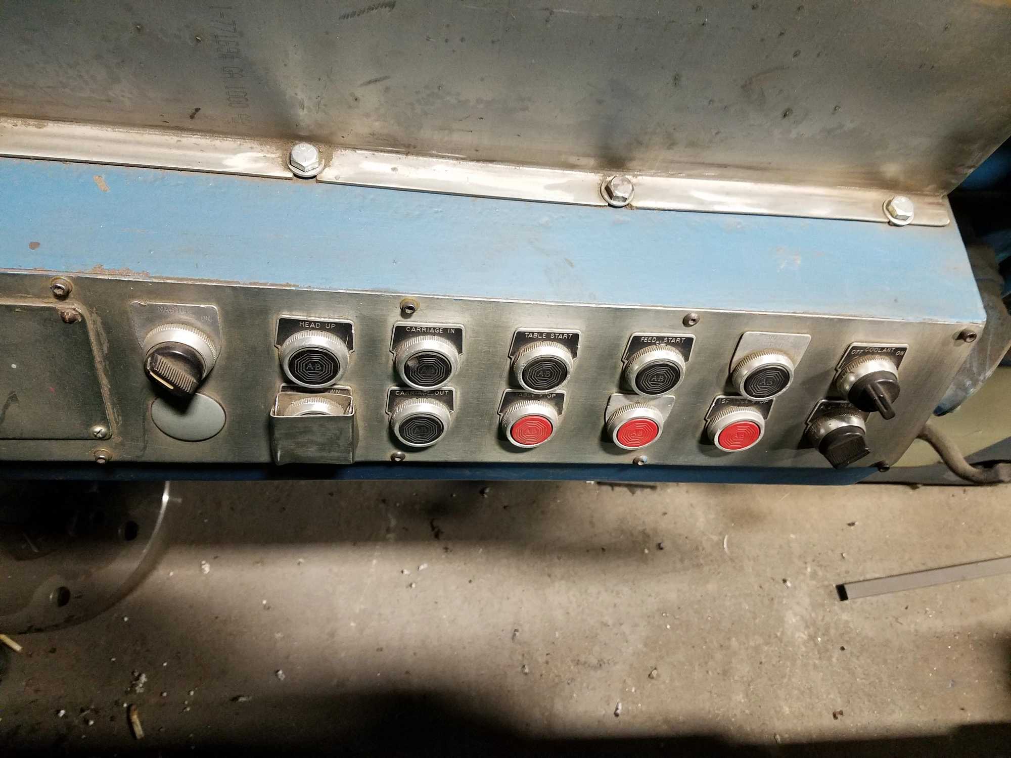1970 Mattison 24-36 Vertical Rotary Grinders With 18" Wheel, 12" Max Height - VERTICAL GRINDERS