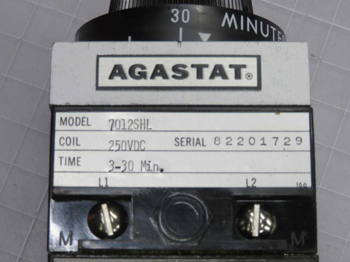 AGASTAT 7012SHL TIME DELAY RELAY T230286 - TIME DELAY RELAY