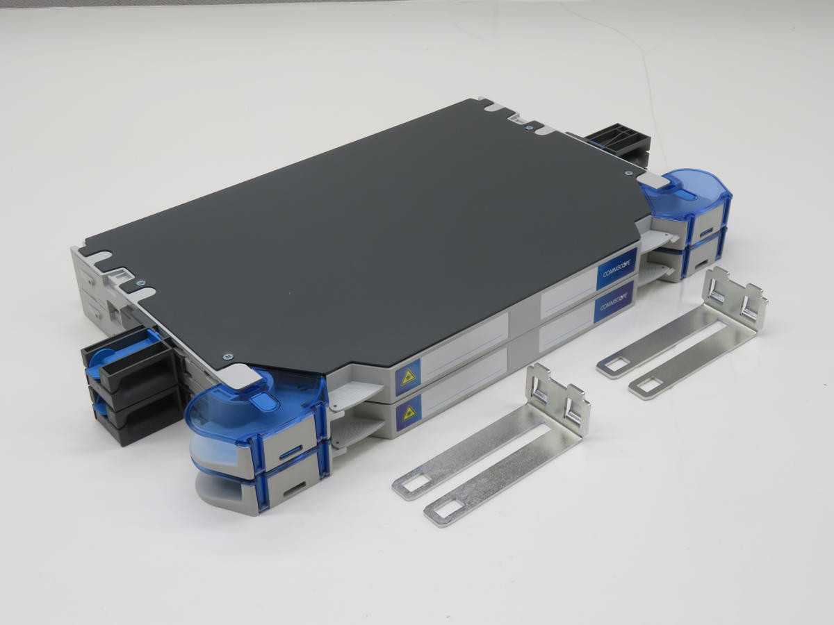 COMMSCOPE FACT-2EPATL2 760239983 FACT® FIBER OPTIC PATCH CHASSIS, GRAY, 2E HIGH, 96-PORT, SINGLEMODE - FIBER OPTIC CABLE