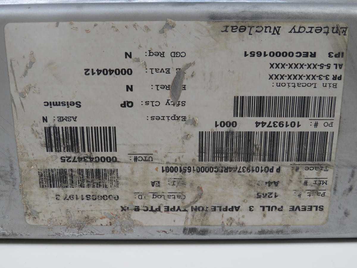 APPLETON 1245 SLEEVE PTC PULL BOX T210035 - CONDUIT FITTING
