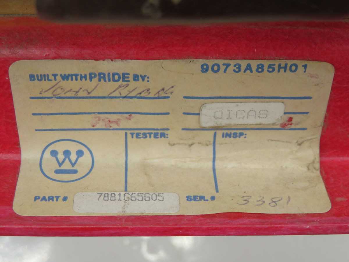 WESTINGHOUSE 7881G65G05 THYRISTOR T249204 - PCB CIRCUIT BOARDS