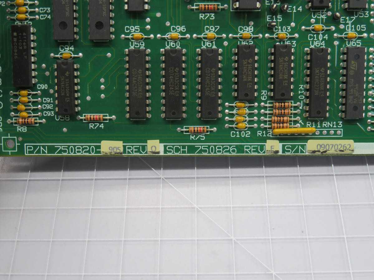 SIEMENS 750820-905 MOTOR CONTROL BOARD T211257 - PCB CIRCUIT BOARDS