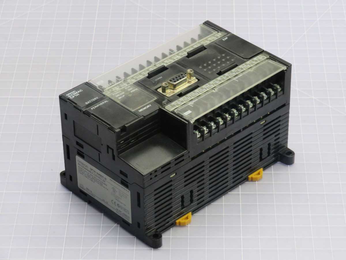 OMRON CP1H-X40DT-D PROGRAMMABLE CONTROLLER CPU MODULE T248851 - PLC MODULES