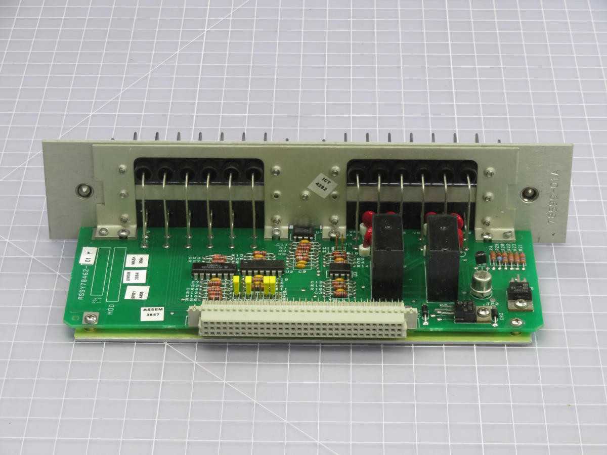 GE 81545-01 RELAY CARD T238382 - PLC MODULES