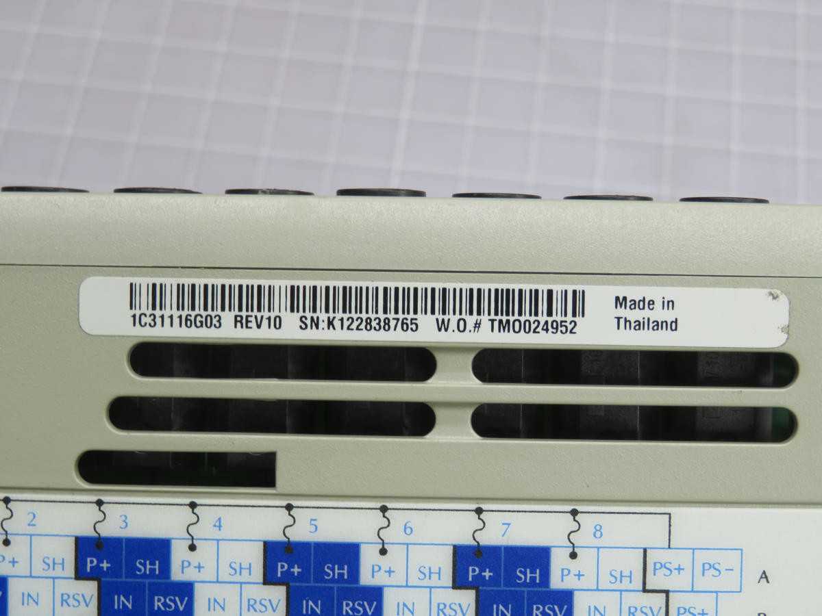 EMERSON 1C31116G03 OVATION ANALOG INPUT MODULE T237121 - PLC MODULES