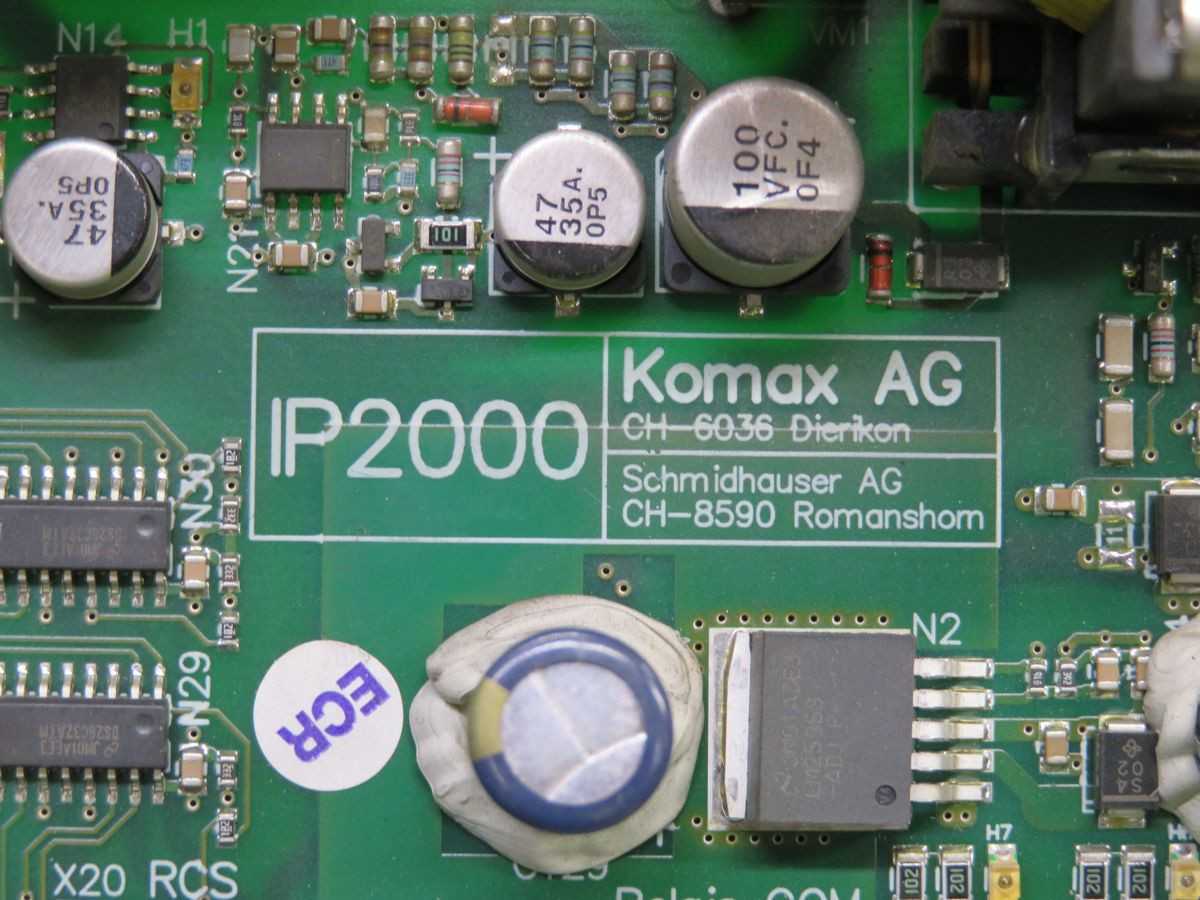 KOMAX IP2000 CIRCUIT BOARD T255355 - PCB CIRCUIT BOARDS