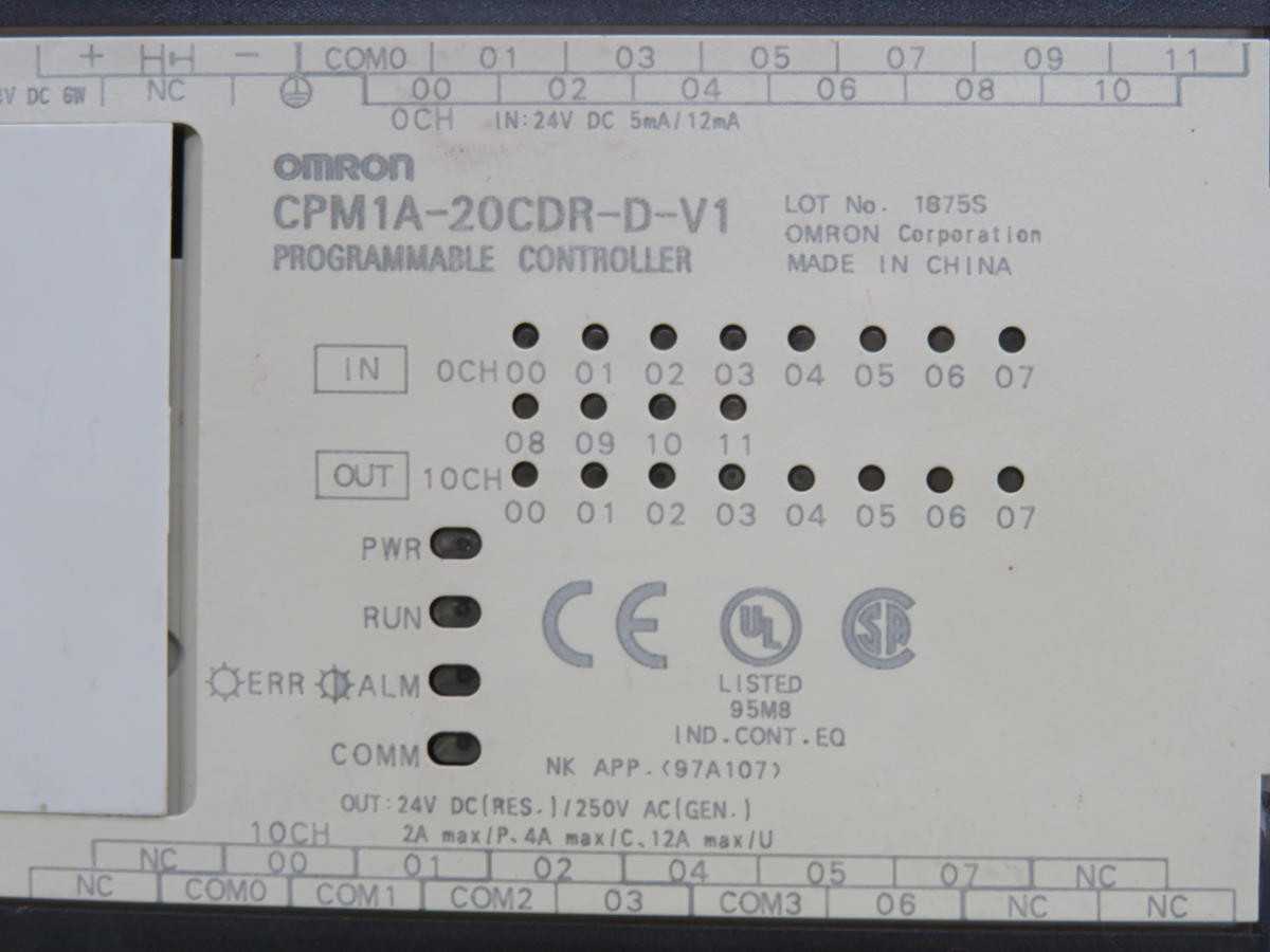 OMRON CPM1A-20CDR-D-V1 PROGRAMABLE CONTROLLER T227771 - PLC MODULES
