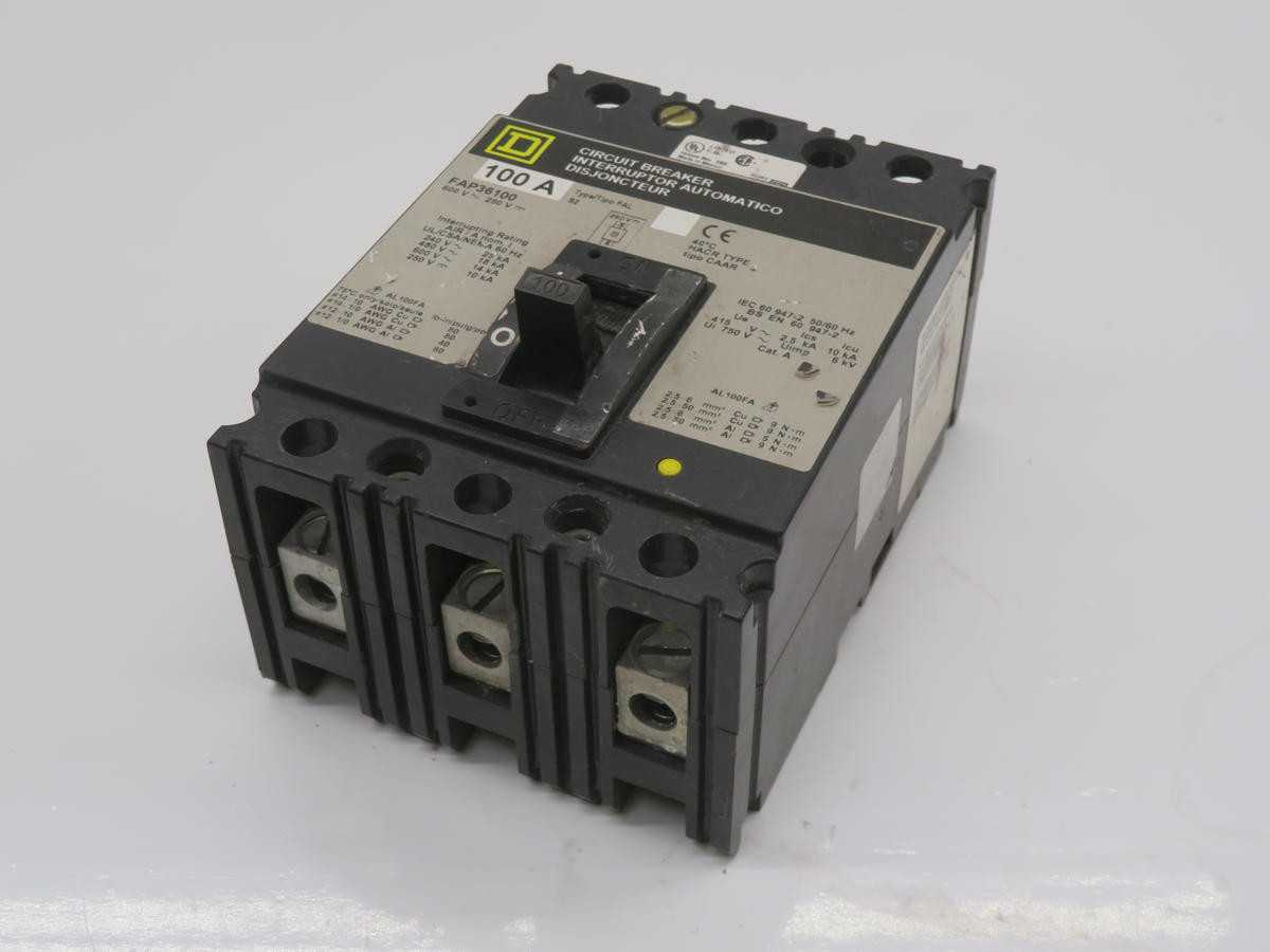 Square D FAP36100 Circuit Breaker T226753 - Reliable Power Protection Solution - CIRCUIT BREAKERS