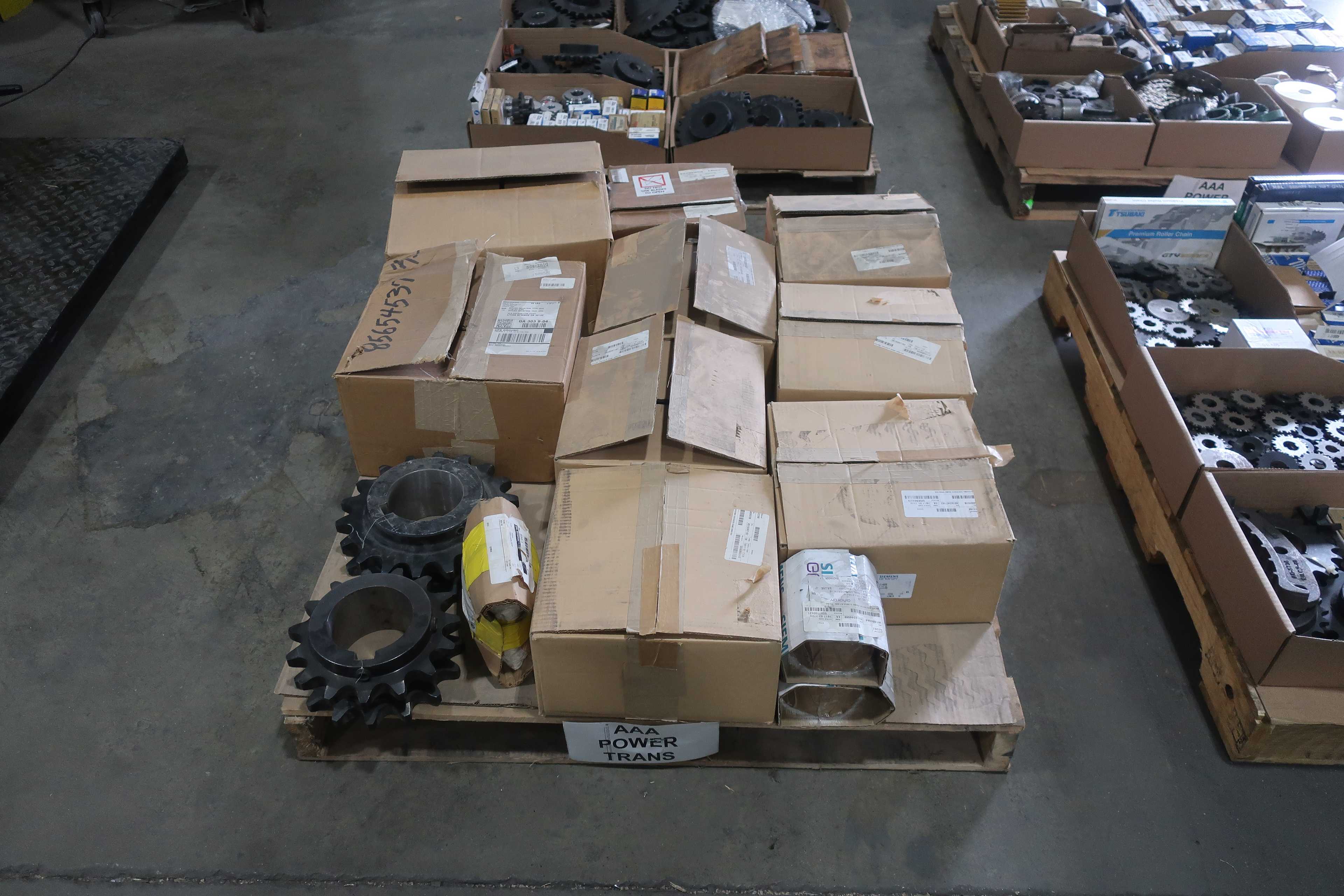 SKU 1765434 - 4 PALLETS OF ASSORTED POWER TRANSMISSION - POWER TRANSMISSION