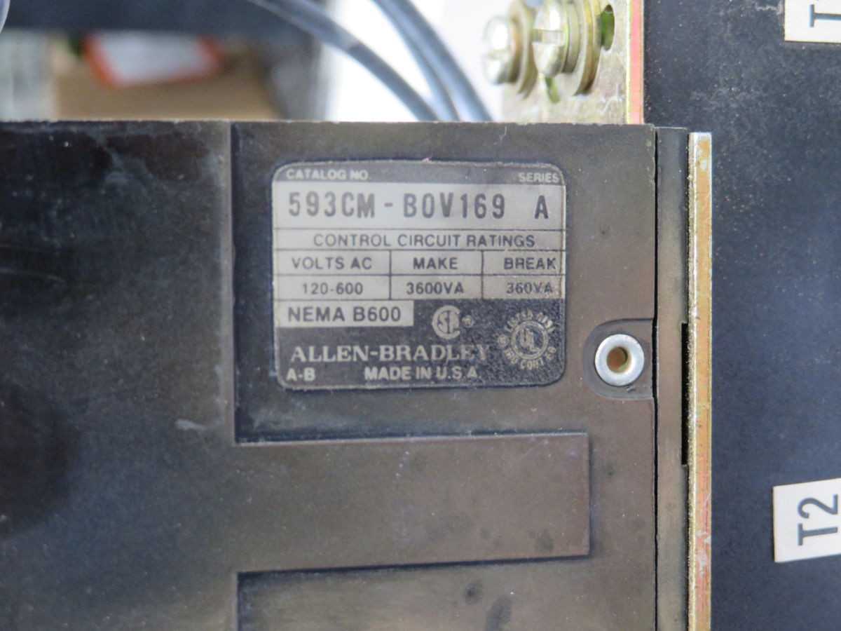 ALLEN BRADLEY 592-TPD400 RELAY T251274 - CIRCUIT BREAKERS